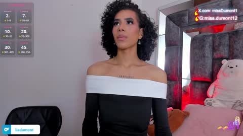 Snapshot of aivadumont chatting on January 2, 2025, 10:55 pm Queen Dumont online show from January 2, 2025, 10:55 pm