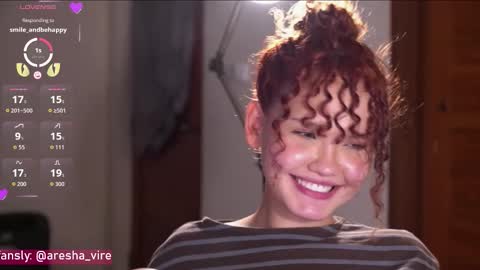 Snapshot of aresha_viree chatting on March 2, 2026, 5:08 am Aresha online show from March 2, 2026, 5:08 am