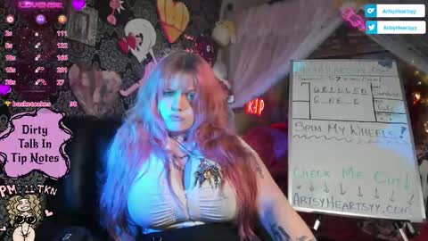 Snapshot of artsyheartsyy chatting on November 15, 2025, 3:04 am ArtsyHeartsyy online show from November 15, 2025, 3:04 am