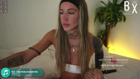 Snapshot of bunnyonyx chatting on January 23, 2025, 8:45 pm Stephanie Next stream TUESDAY 6pm PDT online show from January 23, 2025, 8:45 pm