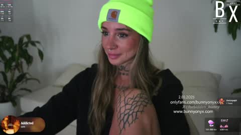 Snapshot of bunnyonyx chatting on February 5, 2025, 10:12 pm Stephanie Next stream TUESDAY 6pm PDT online show from February 5, 2025, 10:12 pm