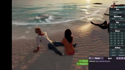 Snapshot of jstel chatting on March 3, 2025, 8:49 am EleniGr online show from March 3, 2025, 8:49 am