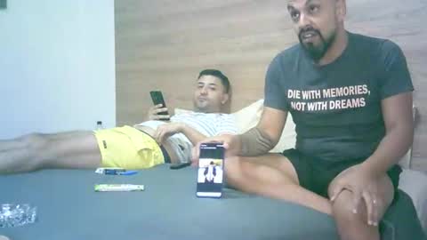 Snapshot of latingaycouple01 chatting on February 26, 2026, 12:09 am latingaycouple01 online show from February 26, 2026, 12:09 am