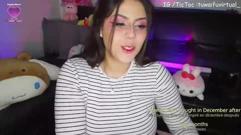 Snapshot of tuwaifuvirtual1 chatting on February 3, 2026, 11:43 pm Tay online show from February 3, 2026, 11:43 pm