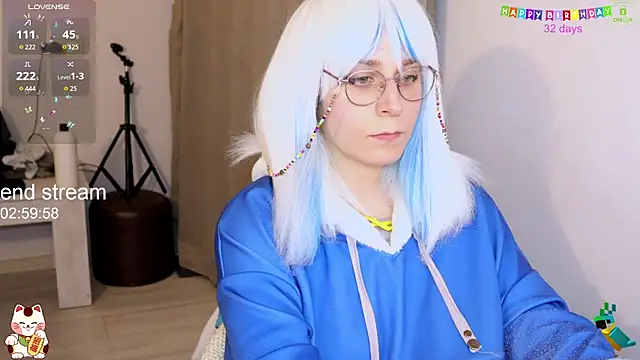 ShiroiFubuki online show from January 18, 2026, 7:28 pm