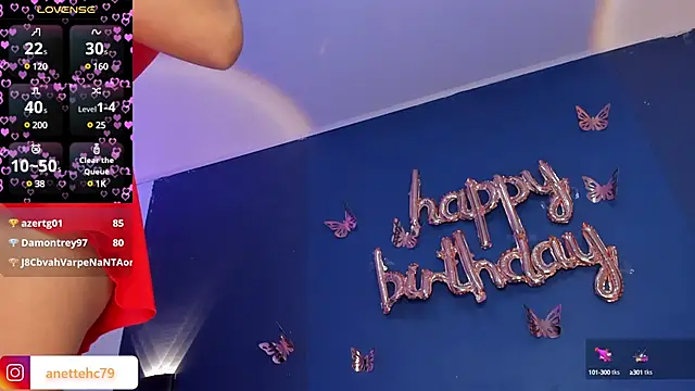 Anette  online show from January 16, 2025, 1:48 am