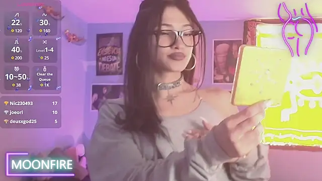 moonfiredancer online show from January 12, 2025, 2:30 pm