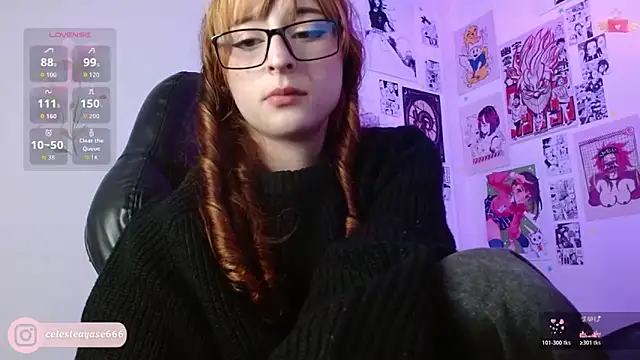 Snapshot of CelesteAyase chatting on February 5, 2026, 3:11 am CelesteAyase online show from February 5, 2026, 3:11 am