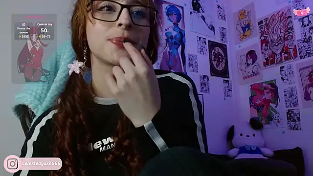 Snapshot of CelesteAyase chatting on February 12, 2026, 1:00 am CelesteAyase online show from February 12, 2026, 1:00 am