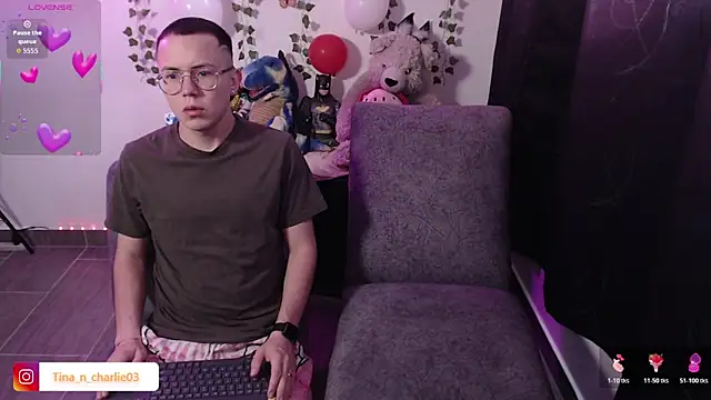 Tina 4 Charlie online show from February 19, 2026, 2:13 pm