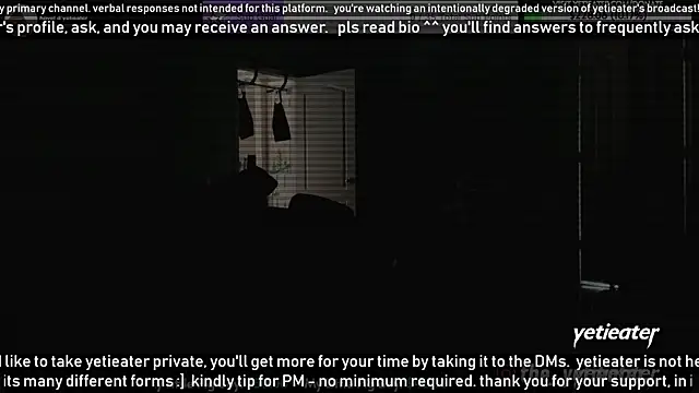 Snapshot of yetieater chatting on December 15, 2024, 10:26 pm yetieater online show from December 15, 2024, 10:26 pm