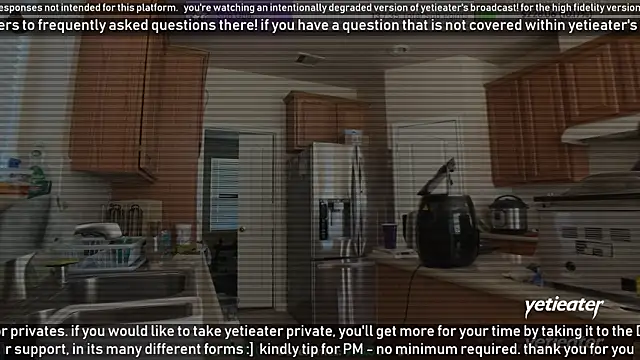 Snapshot of yetieater chatting on January 11, 2025, 6:54 pm yetieater online show from January 11, 2025, 6:54 pm