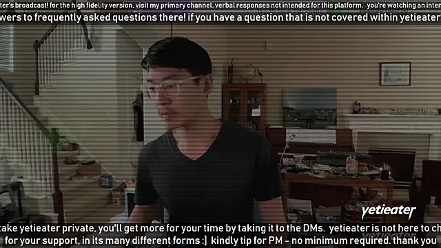 Snapshot of yetieater chatting on January 28, 2025, 8:36 pm yetieater online show from January 28, 2025, 8:36 pm