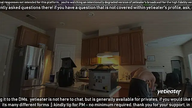 Snapshot of yetieater chatting on February 9, 2025, 3:34 pm yetieater online show from February 9, 2025, 3:34 pm