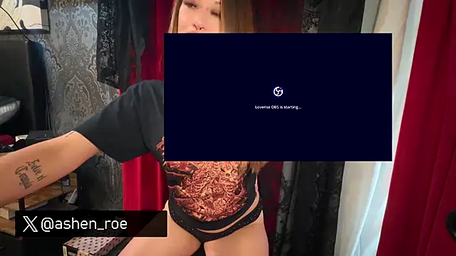 Snapshot of AshenRoe chatting on March 1, 2026, 12:12 am AshenRoe online show from March 1, 2026, 12:12 am