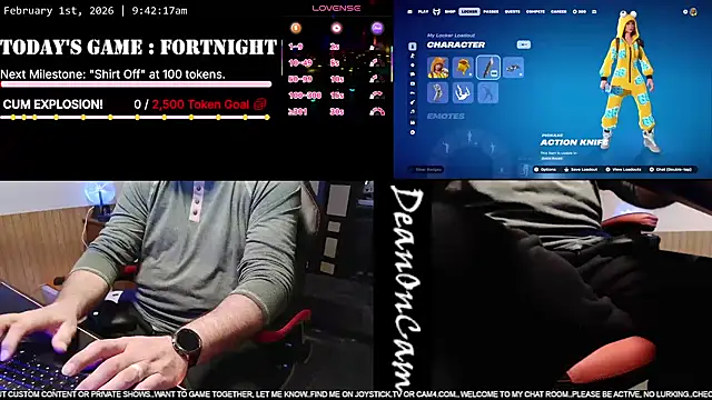 DeanonCam online show from February 1, 2026, 3:43 pm