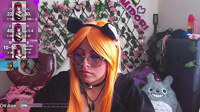 Snapshot of MidoriQuiinn chatting on January 16, 2025, 8:14 pm MidoriQuiinn online show from January 16, 2025, 8:14 pm