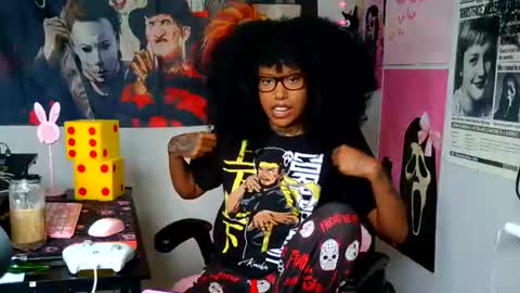 Snapshot of 00spookiebaddie00 chatting on July 2, 2026, 6:36 pm Spookie Baddie online show from July 2, 2026, 6:36 pm