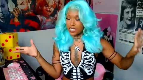 Snapshot of 00spookiebaddie00 chatting on July 22, 2026, 7:38 pm Spookie Baddie online show from July 22, 2026, 7:38 pm