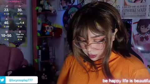 Snapshot of 777lucycosplay chatting on July 6, 2026, 2:25 pm Lucycosplay777 online show from July 6, 2026, 2:25 pm