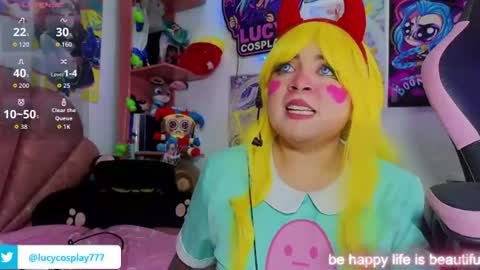 Snapshot of 777lucycosplay chatting on July 9, 2026, 3:49 pm Lucycosplay777 online show from July 9, 2026, 3:49 pm