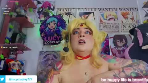 Snapshot of 777lucycosplay chatting on July 11, 2026, 5:26 pm Lucycosplay777 online show from July 11, 2026, 5:26 pm