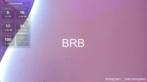 Cherrykingsley online show from March 6, 2025, 7:47 am