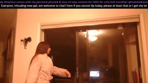 Snapshot of _isabelleraven chatting on January 11, 2025, 6:56 am IsabelleRaven online show from January 11, 2025, 6:56 am