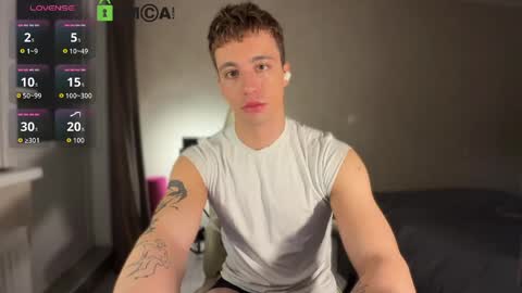 Snapshot of adampolerno chatting on April 30, 2026, 10:25 pm Hi Im Adam Glad to see u here 3 And its my first day online show from April 30, 2026, 10:25 pm
