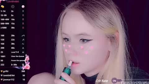 Snapshot of alicenya chatting on March 9, 2025, 7:45 am Alice online show from March 9, 2025, 7:45 am