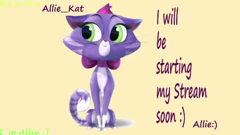Snapshot of allie__kat chatting on May 24, 2026, 1:27 pm Allie online show from May 24, 2026, 1:27 pm