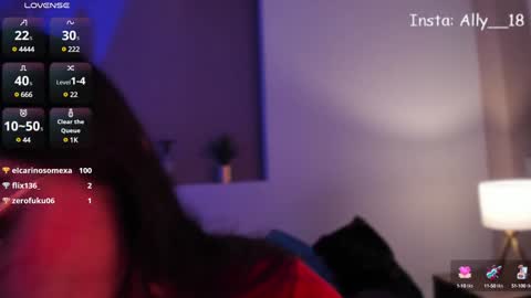 Snapshot of ally_addams chatting on December 31, 2024, 6:48 am Ally online show from December 31, 2024, 6:48 am