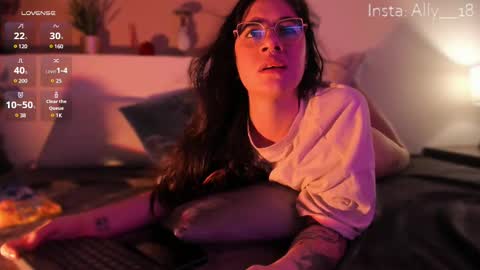 Snapshot of ally_addams chatting on February 27, 2025, 9:54 am Ally online show from February 27, 2025, 9:54 am