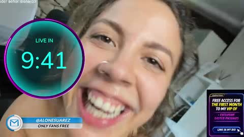 Alondra Suarez online show from April 5, 2026, 11:29 am