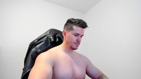 Snapshot of alphagodleatherking92 chatting on January 14, 2025, 9:56 am LeatherMaster online show from January 14, 2025, 9:56 am