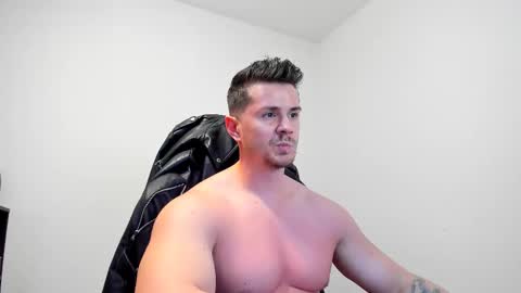 Snapshot of alphagodleatherking92 chatting on February 14, 2025, 11:10 am LeatherMaster online show from February 14, 2025, 11:10 am