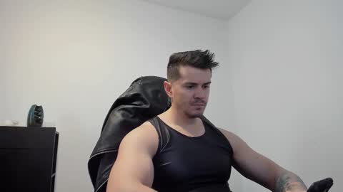 Snapshot of alphagodleatherking92 chatting on October 21, 2025, 6:14 am LeatherMaster online show from October 21, 2025, 6:14 am