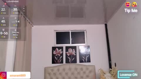 Snapshot of amaranta_f00x chatting on January 13, 2026, 12:21 pm Amaranta online show from January 13, 2026, 12:21 pm