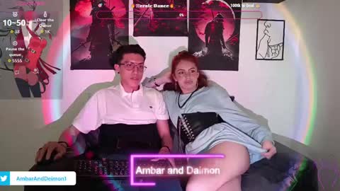 Snapshot of ambar_and_daimon_ chatting on September 12, 2025, 5:24 pm AMBAR AND DAIMON online show from September 12, 2025, 5:24 pm