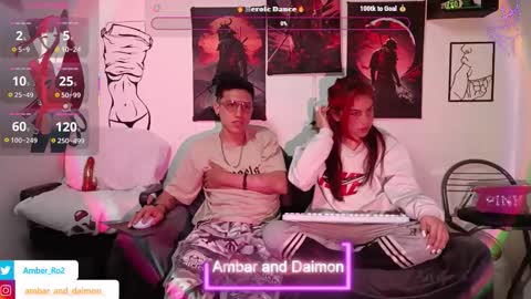 Snapshot of ambar_and_daimon_ chatting on September 24, 2025, 6:39 am AMBAR AND DAIMON online show from September 24, 2025, 6:39 am