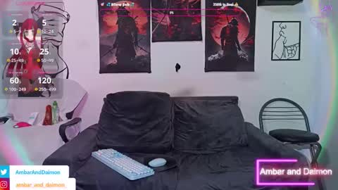 Snapshot of ambar_and_daimon_ chatting on October 4, 2025, 6:00 am AMBAR AND DAIMON online show from October 4, 2025, 6:00 am