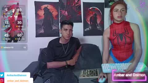 Snapshot of ambar_and_daimon_ chatting on October 24, 2025, 8:11 am AMBAR AND DAIMON online show from October 24, 2025, 8:11 am