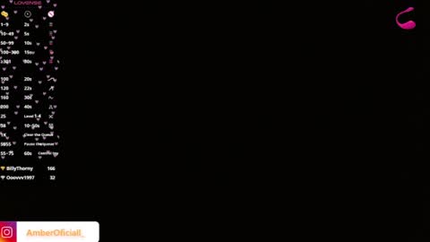 amberoficiall_ online show from August 6, 2026, 11:50 pm