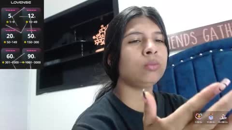 Snapshot of andreinabrown18 chatting on January 20, 2025, 6:21 pm Andreina online show from January 20, 2025, 6:21 pm