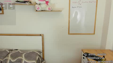 Snapshot of anna_wells chatting on February 23, 2026, 1:30 pm Anna Weells online show from February 23, 2026, 1:30 pm