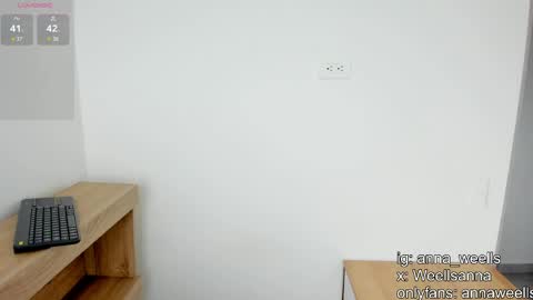  Anna Weells  online show from April 12, 2026, 9:20 pm