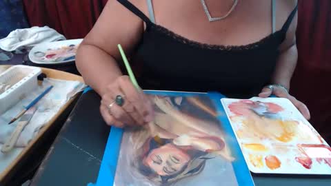 Snapshot of artsy_bubble chatting on May 21, 2026, 5:42 pm Barb Ross online show from May 21, 2026, 5:42 pm