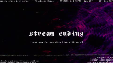 Aurora  Aura online show from December 15, 2024, 5:02 am