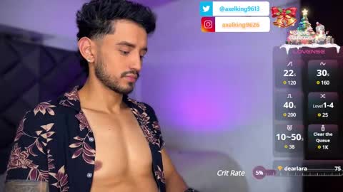 Snapshot of axelking13 chatting on December 26, 2024, 10:31 pm Axel King online show from December 26, 2024, 10:31 pm