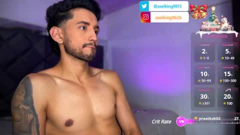 Snapshot of axelking13 chatting on December 29, 2024, 12:41 am Axel King online show from December 29, 2024, 12:41 am